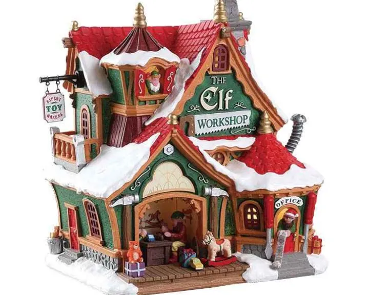 75291 - The Elf Workshop, Battery-Operated (4.5V) - Lemax Santa's Wonderland