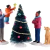 12032 - The Final Touch, Set Of 4 - Lemax Figurines