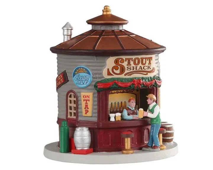 04745 - The Stout Shack, Battery-Operated (3-Volt) - Lemax Table Pieces