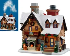 05698 - Thicket Falls Cabin, With 4.5V Adaptor - Lemax Vail Village