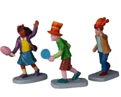 22115 - Time For Fun!, Set Of 3 - Lemax Christmas Village Figurines