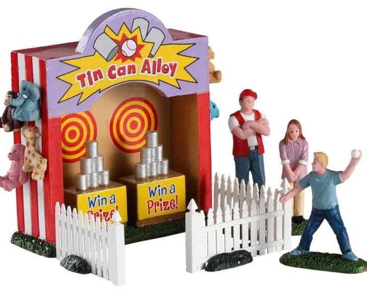 93429 - Tin Can Alley, Set Of 7 - Lemax Table Pieces