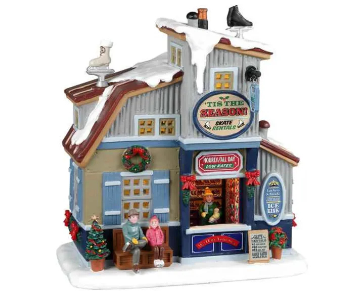 25883 - Tis The Season Skate Rentals - Lemax Caddington Village Christmas Houses & Buildings