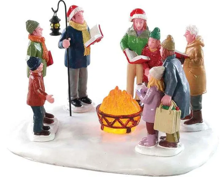 84362 - Toasty Caroling, Battery-Operated (4.5V) - Lemax Table Pieces