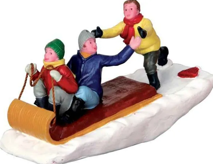 42248 - Toboggan Trouble - Lemax Christmas Village Figurines