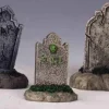 44145 - Tombstones, Set Of 5 - Lemax Spooky Town Halloween Village Accessories