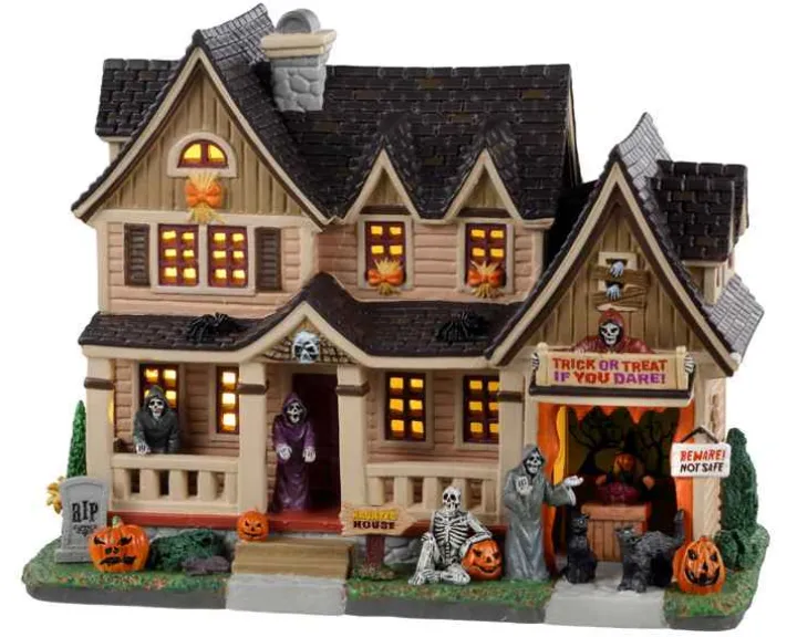 35007 - Trick Or Treat, If You Dare - Lemax Spooky Town Houses