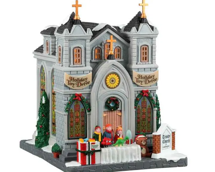 25884 - Trinity Church Of Caddington - Lemax Caddington Village Christmas Houses & Buildings