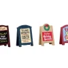 64071 - Village Signs, Set Of 4 - Lemax Misc. Accessories