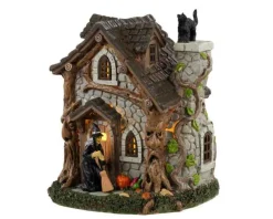 34079 - Wanda's Cottage, Battery-Operated (3V) - Lemax Spooky Town Accessories