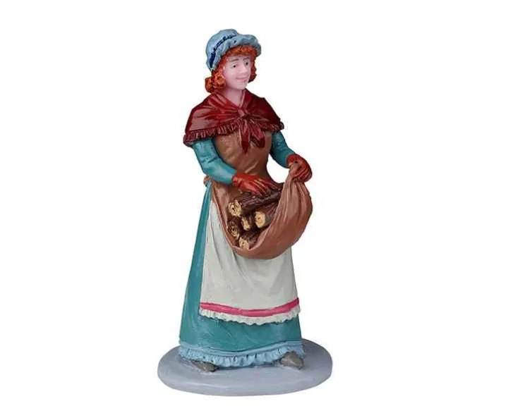 22114 - Wood For The Fire - Lemax Christmas Village Figurines