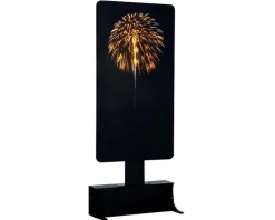 64079 - Yellow Fireworks, Battery-Operated (4.5 Volts) - Lemax Landscape