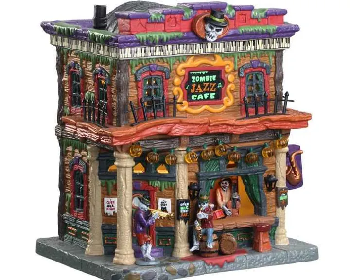 05612 - Zombie Jazz Cafe - Lemax Spooky Town Houses