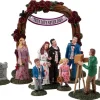 23587 - Zombie Wedding Party, Set Of 9 - Lemax Spooky Town Halloween Village Accessories